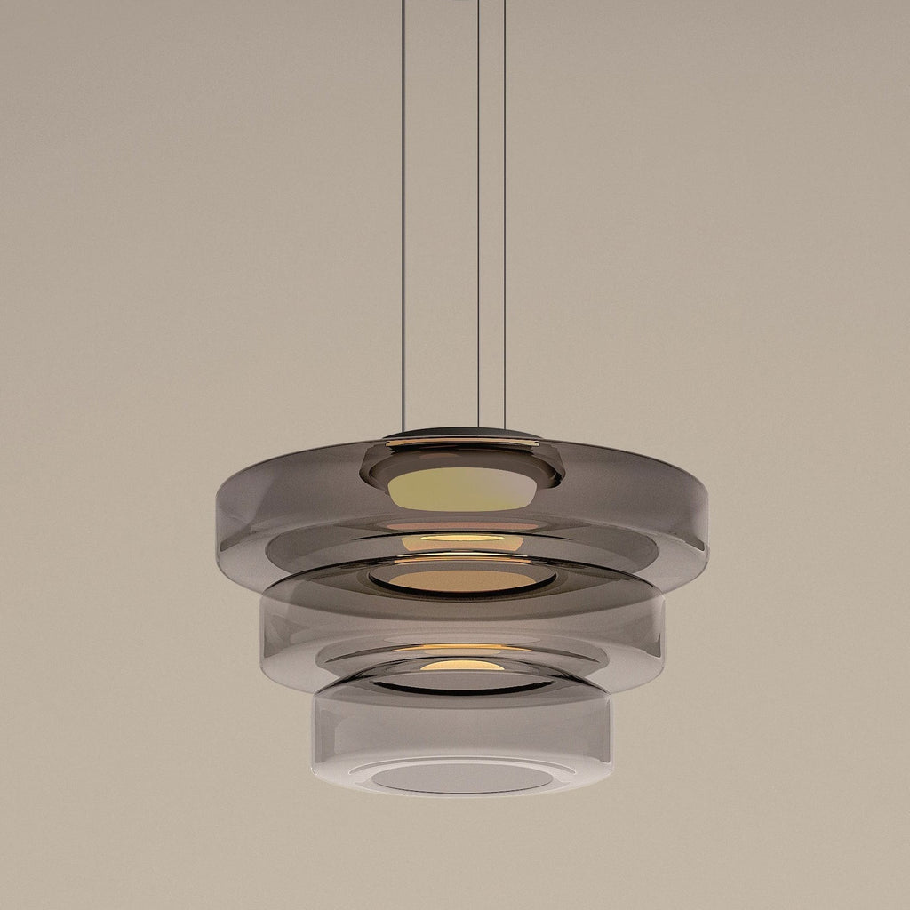 Bauhaus Glas-Pendelleuchte