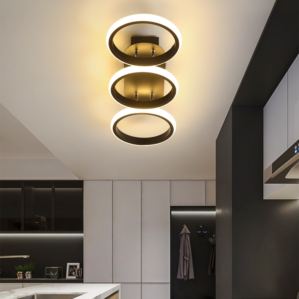 Schlanke LED-Deckenleuchte