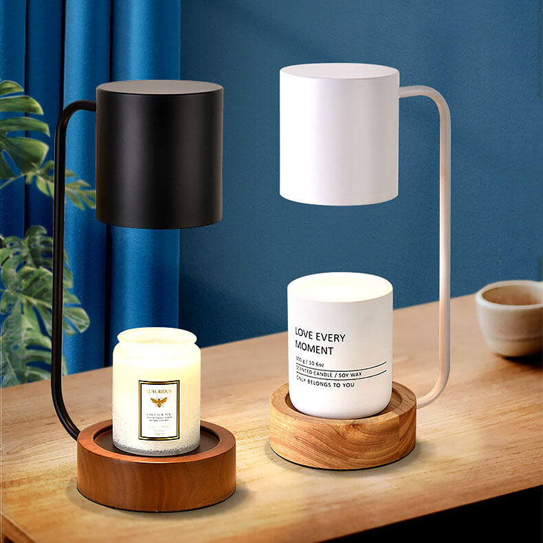 Japanische Holz-Tischlampe