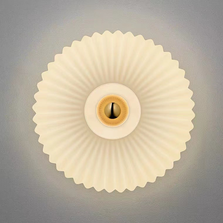 Vintage Glas-Wandlampe