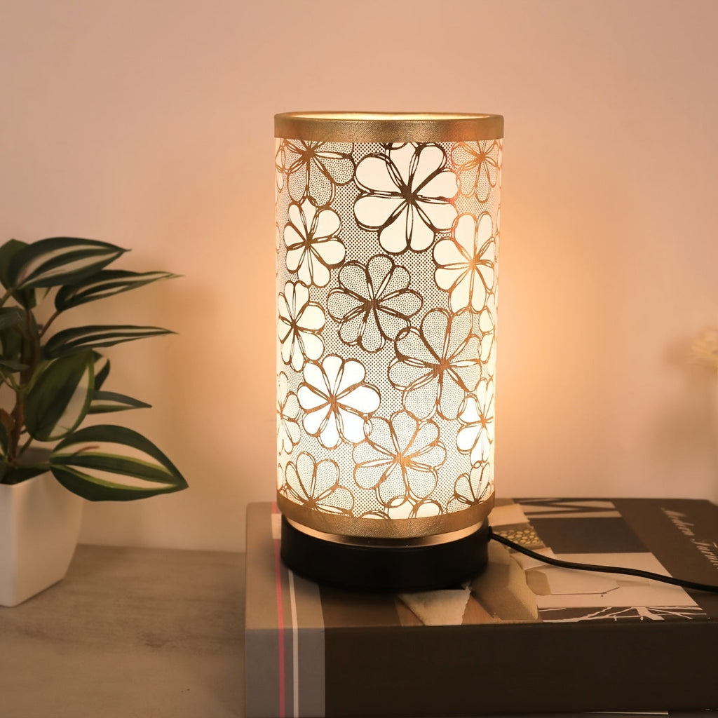 Florale USB-Tischlampe