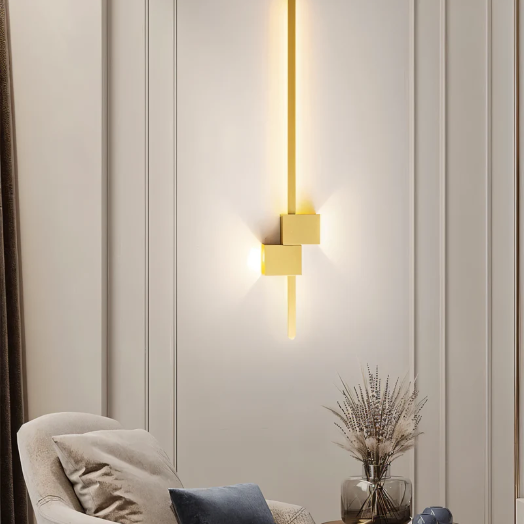 Minimalistische LED-Wandlampe