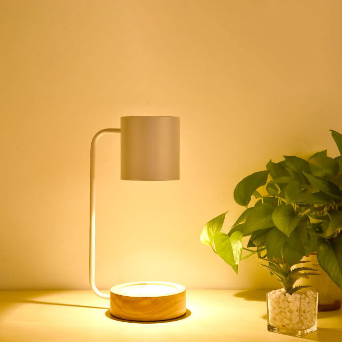 Japanische Holz-Tischlampe