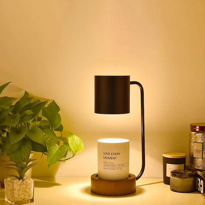 Japanische Holz-Tischlampe