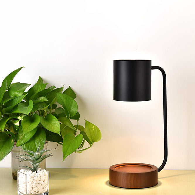 Japanische Holz-Tischlampe