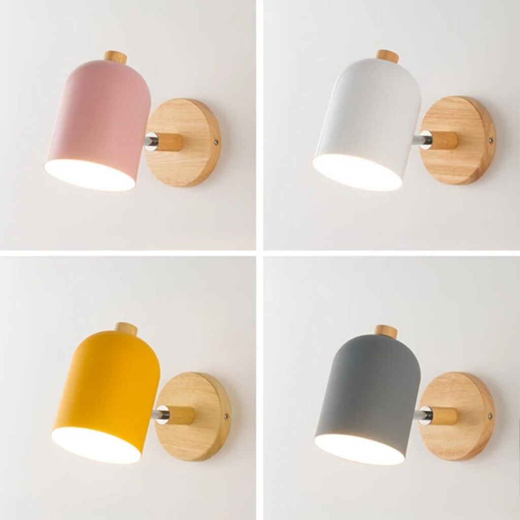 Drelis Holz-Wandleuchte
