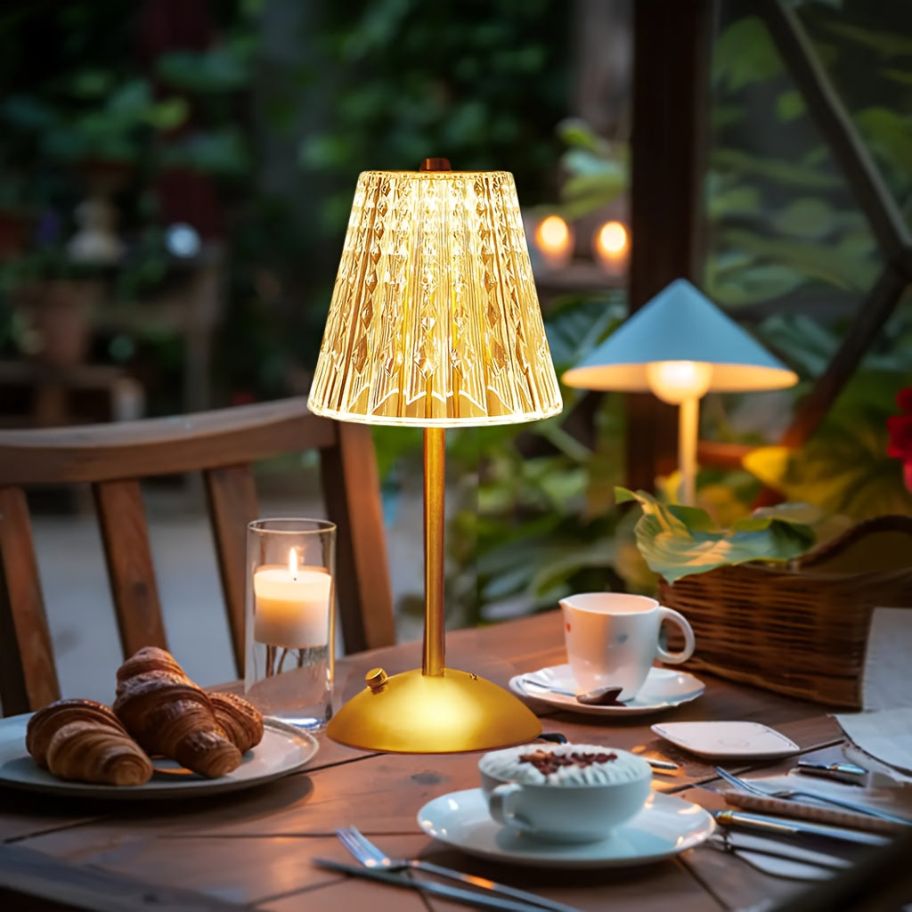 Kristall Touch-Tischlampe USB