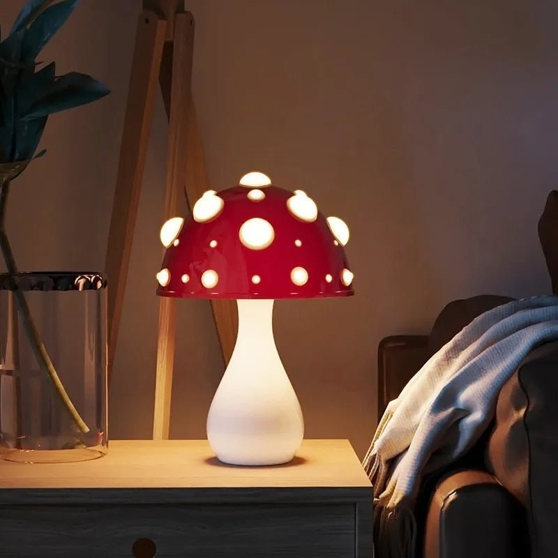 LED-Pilz-Tischlampe
