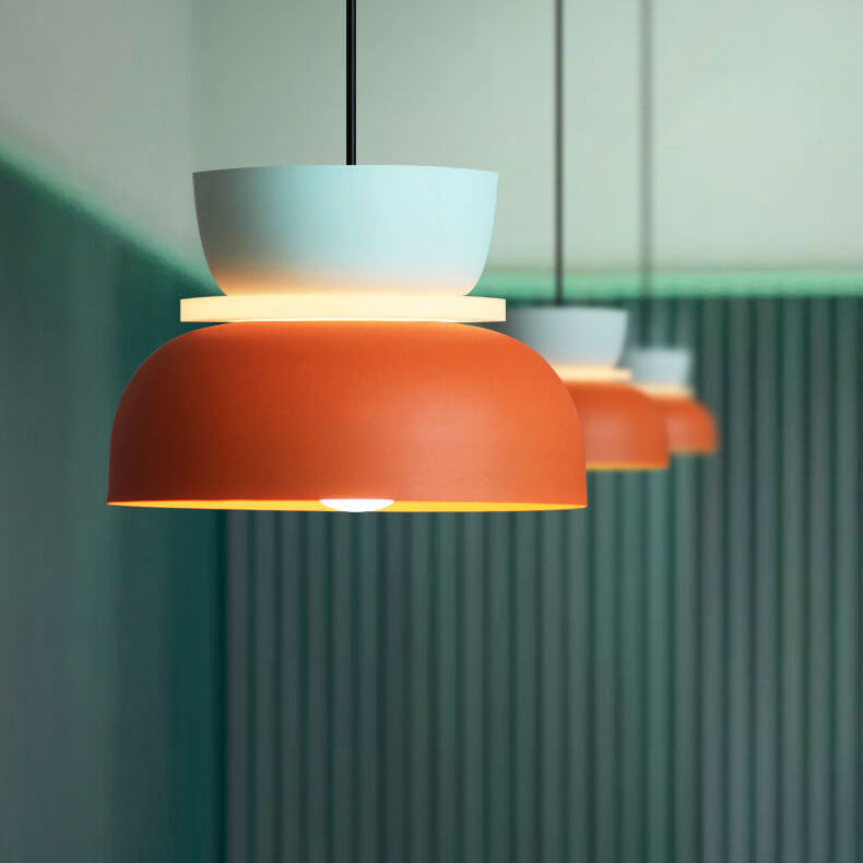 Bunte Macaron Pendelleuchte