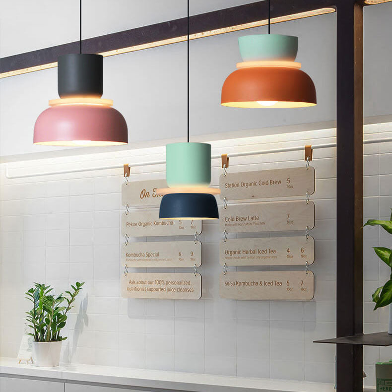Bunte Macaron Pendelleuchte