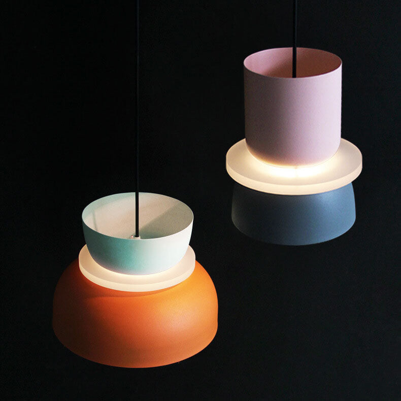 Bunte Macaron Pendelleuchte