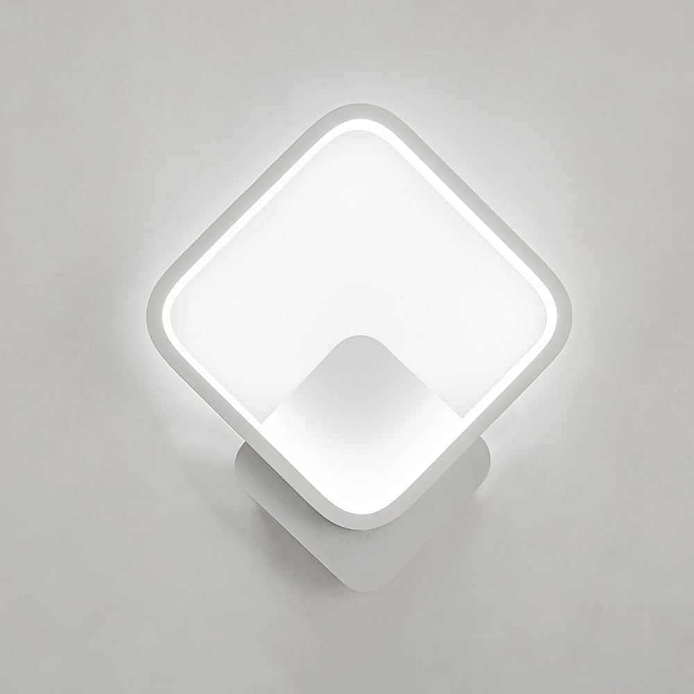Quadratische LED-Wandlampe