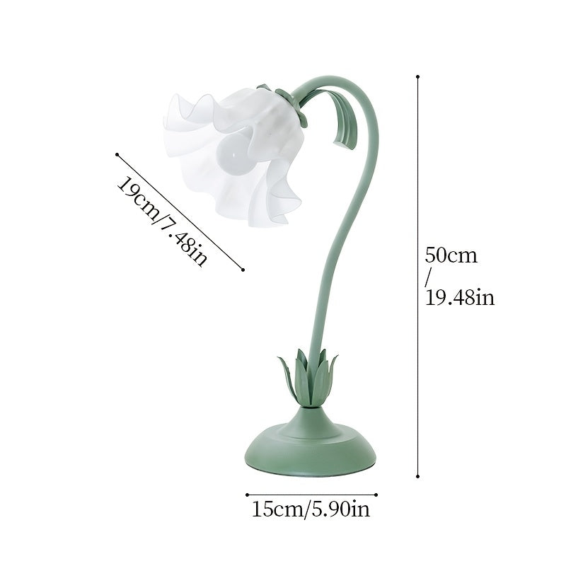 Blumen-Tischlampe mit USB