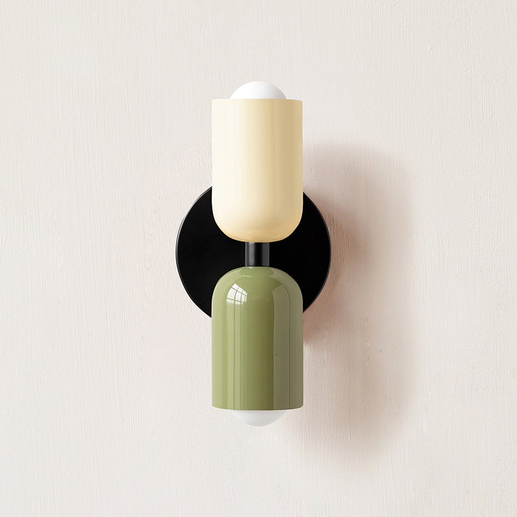 Bunte Macaron-Wandlampe
