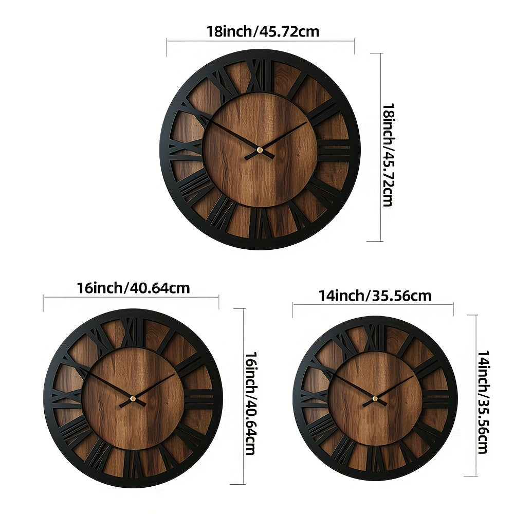 Wanduhr mit römischen Ziffern