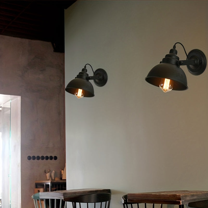 Industrielle Vintage-Wandlampe
