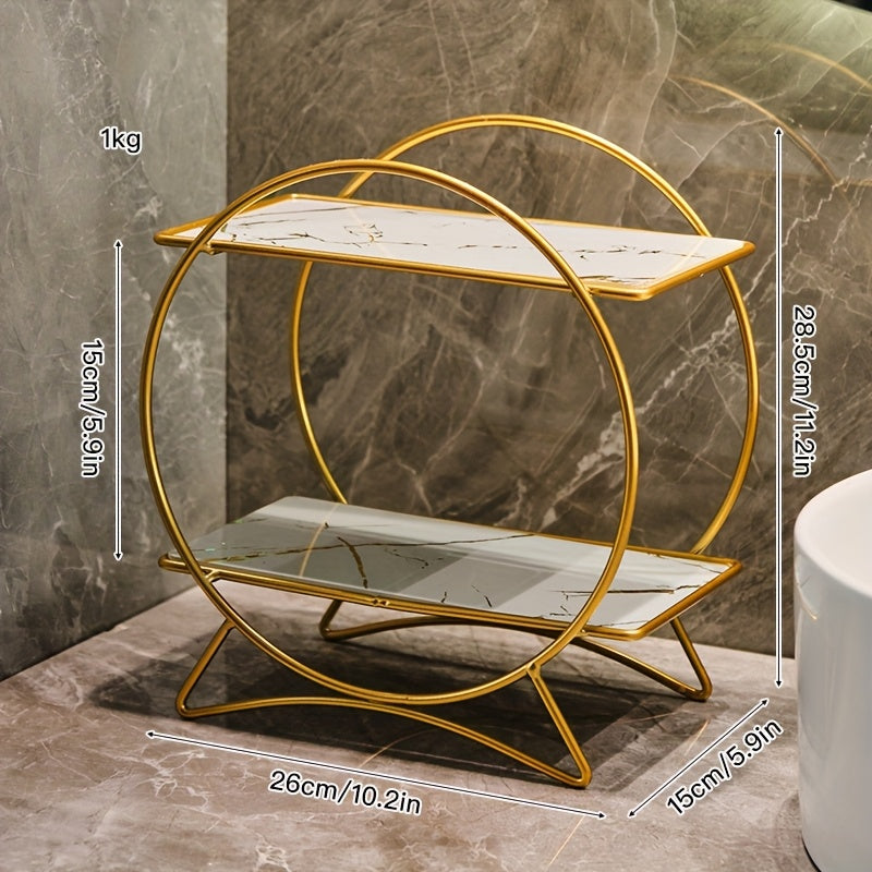 Badezimmer-Organizer aus Metall
