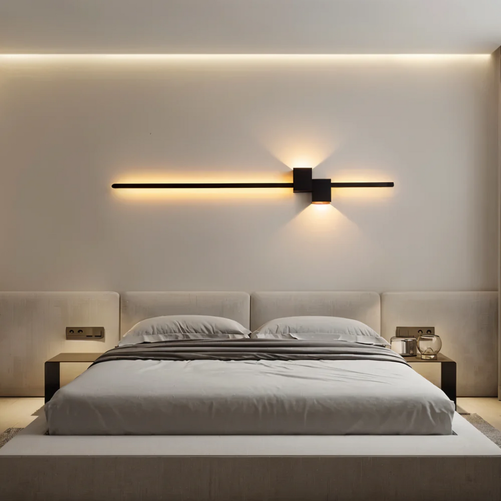 Minimalistische LED-Wandlampe