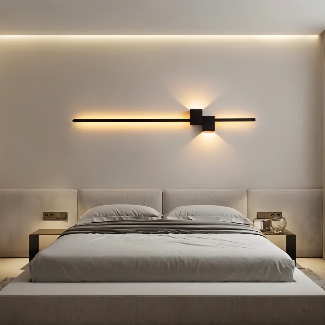 Minimalistische LED-Wandlampe