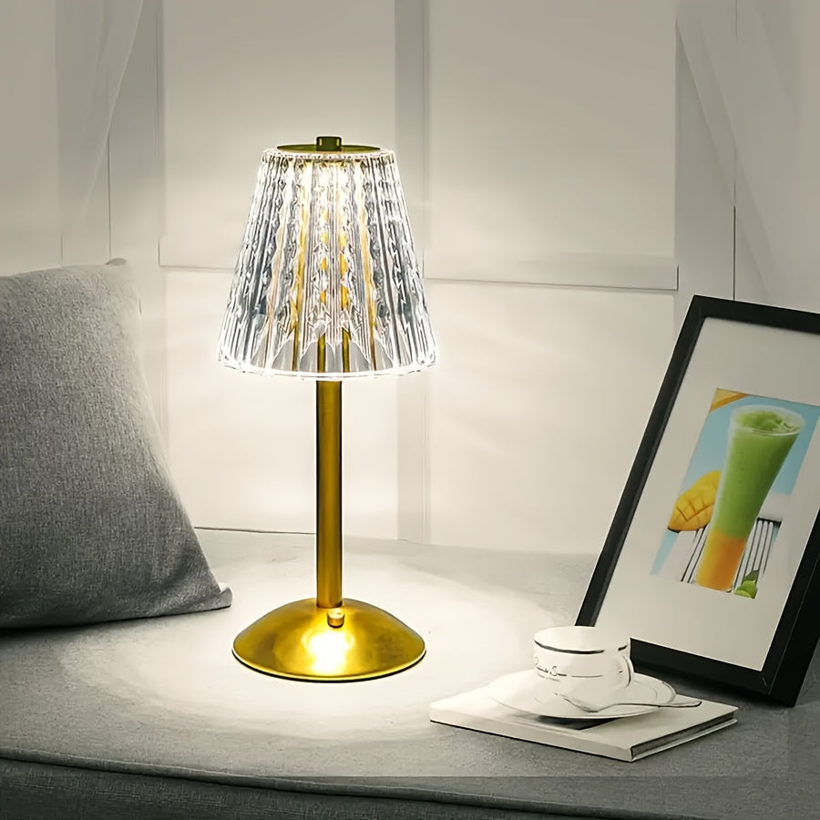Kristall Touch-Tischlampe USB