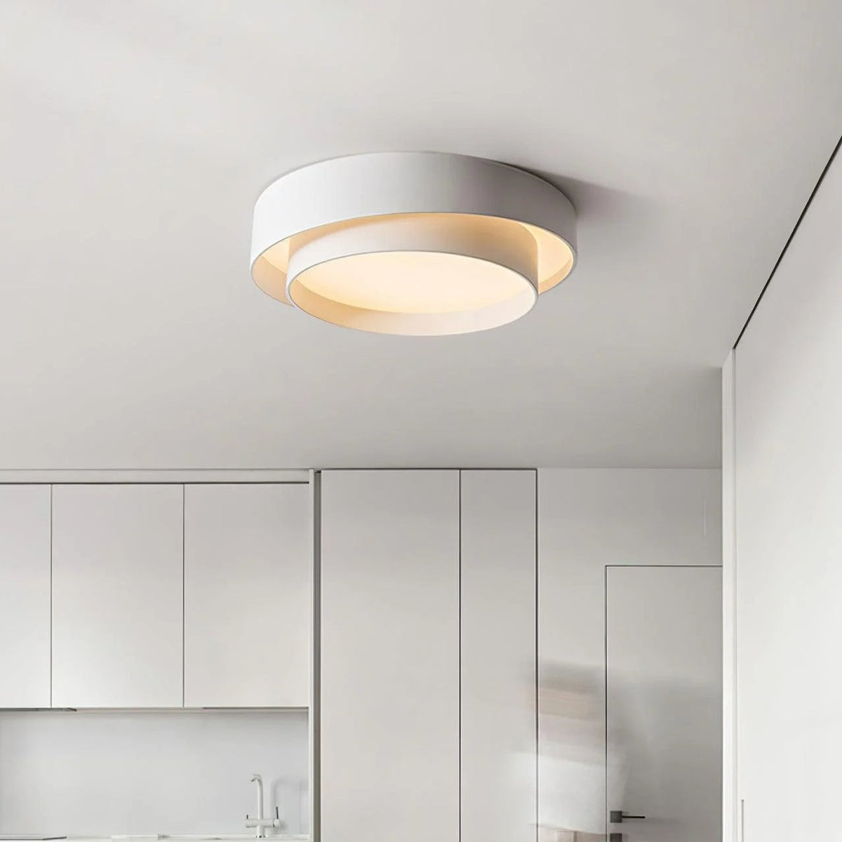 Runde Nordische LED-Deckenleuchte