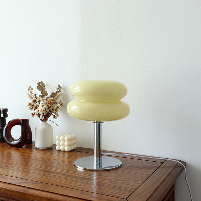 Italienische Glas-Tischlampe