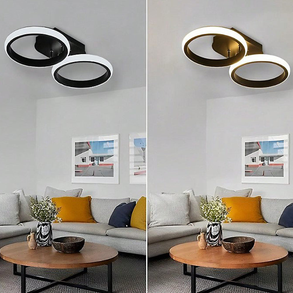 Schlanke LED-Deckenleuchte