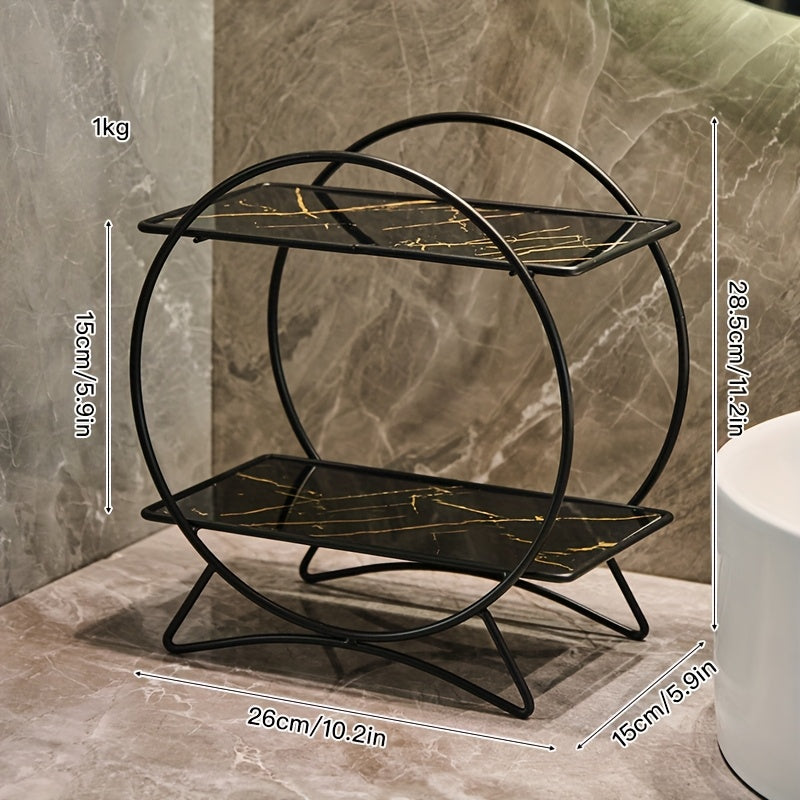 Badezimmer-Organizer aus Metall