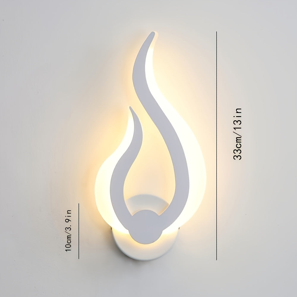 Modern Flame LED-Wandleuchte