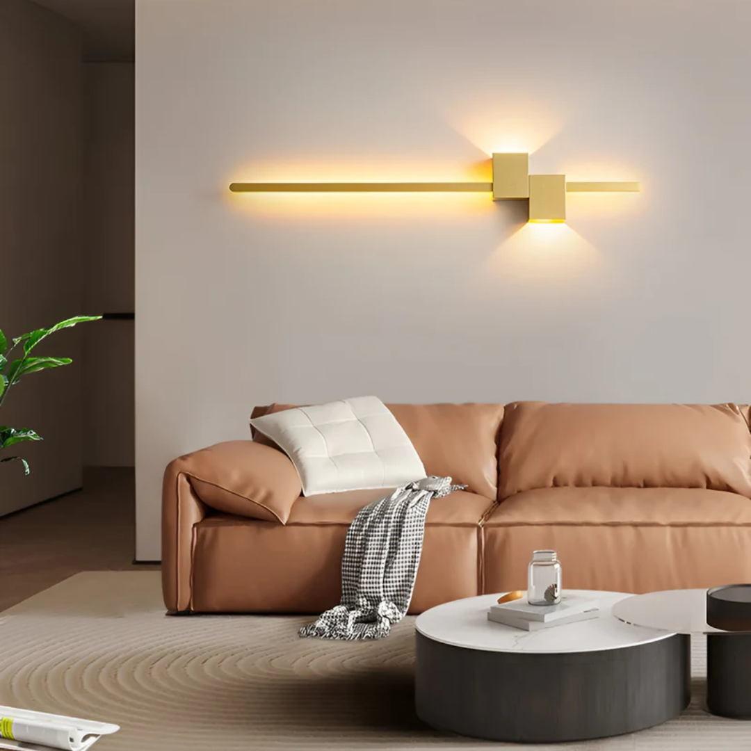 Minimalistische LED-Wandlampe