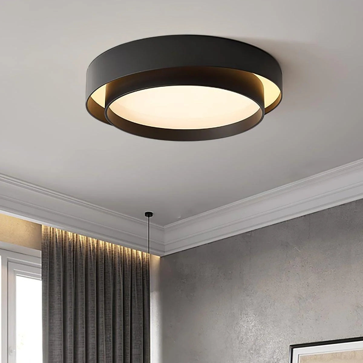 Runde Nordische LED-Deckenleuchte