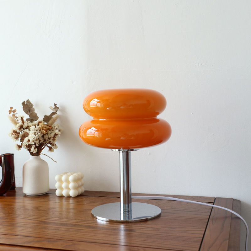 Italienische Glas-Tischlampe