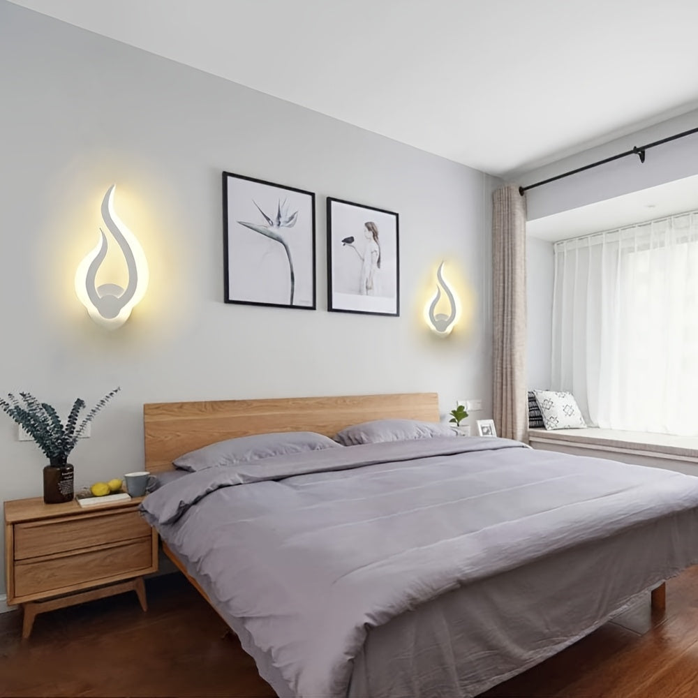 Modern Flame LED-Wandleuchte