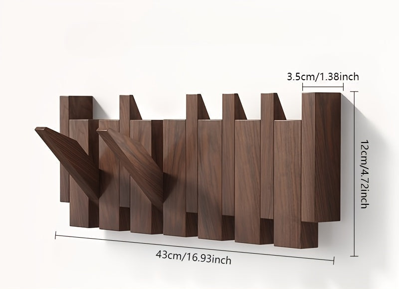 Klappbare Holzwandhaken