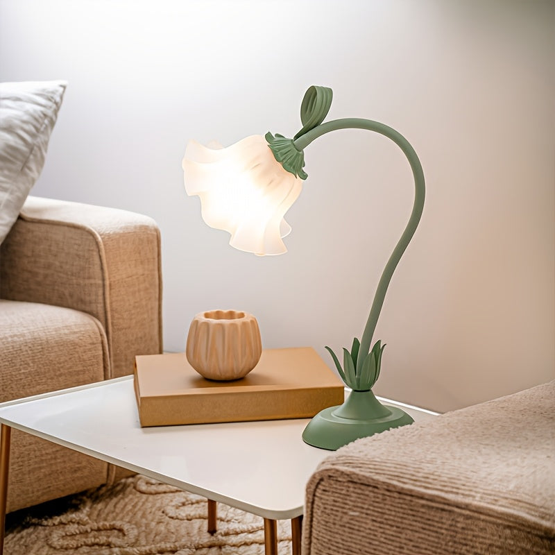 Blumen-Tischlampe mit USB