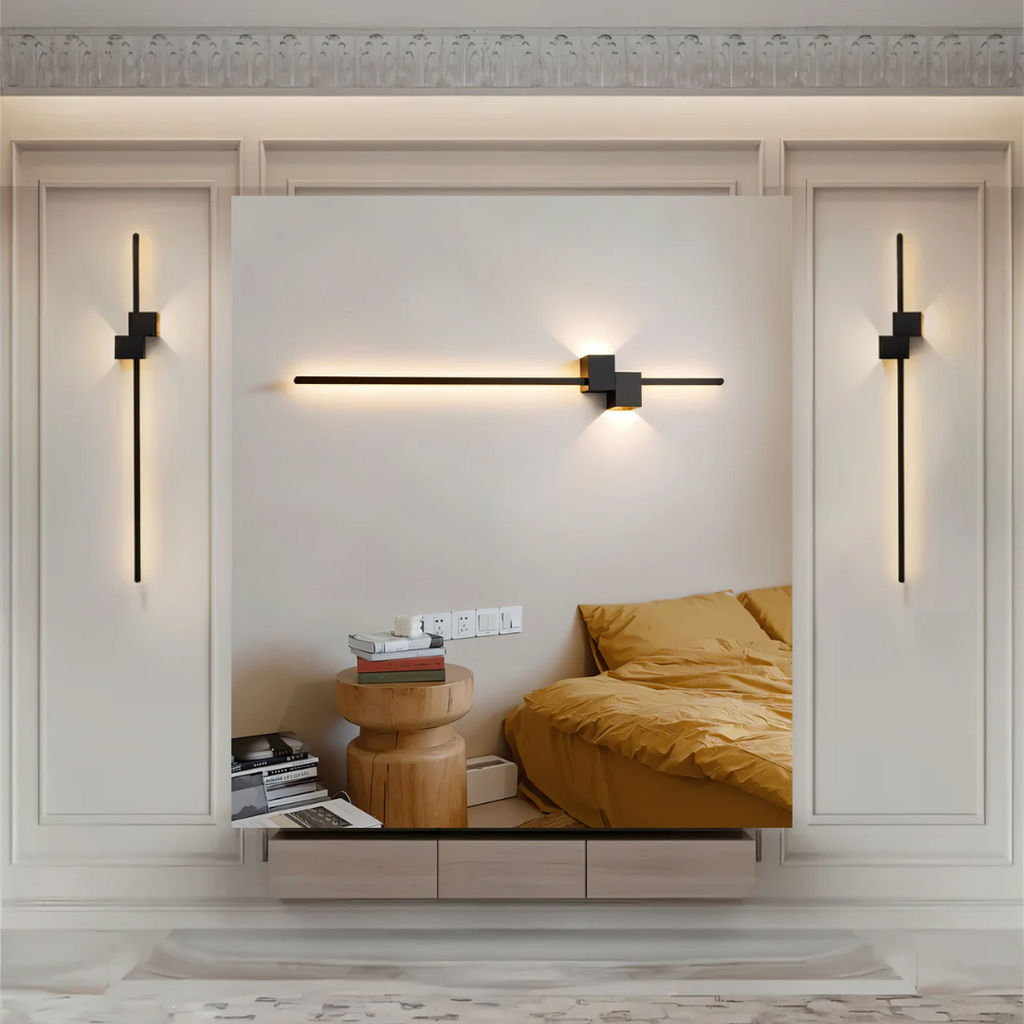 Minimalistische LED-Wandlampe
