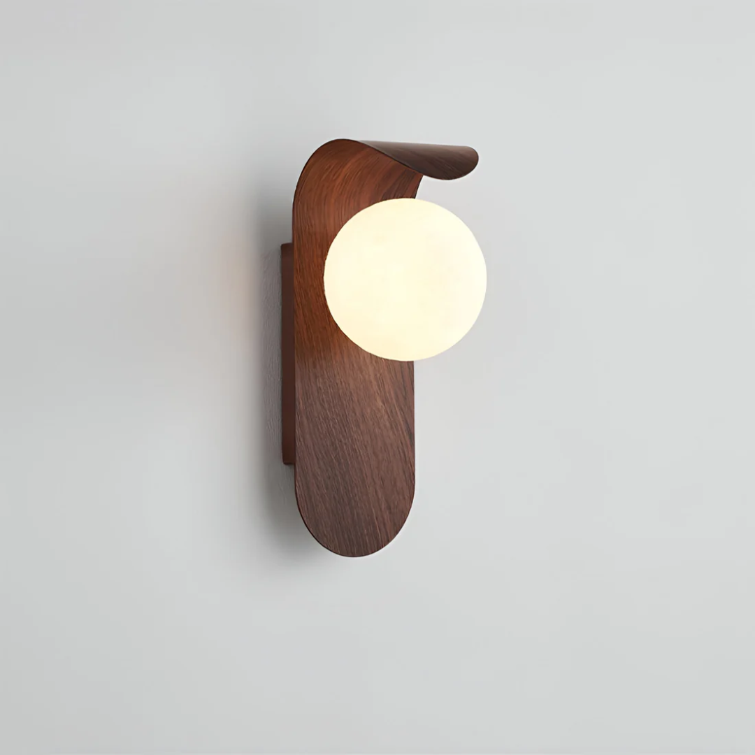 Icar Holz-Wandlampe