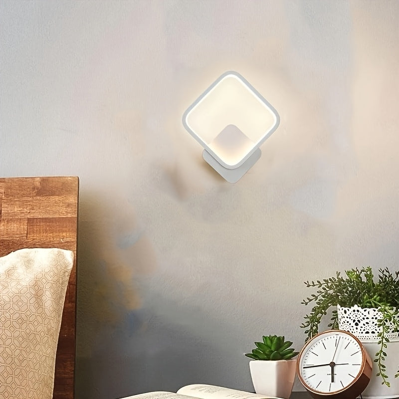Quadratische LED-Wandlampe