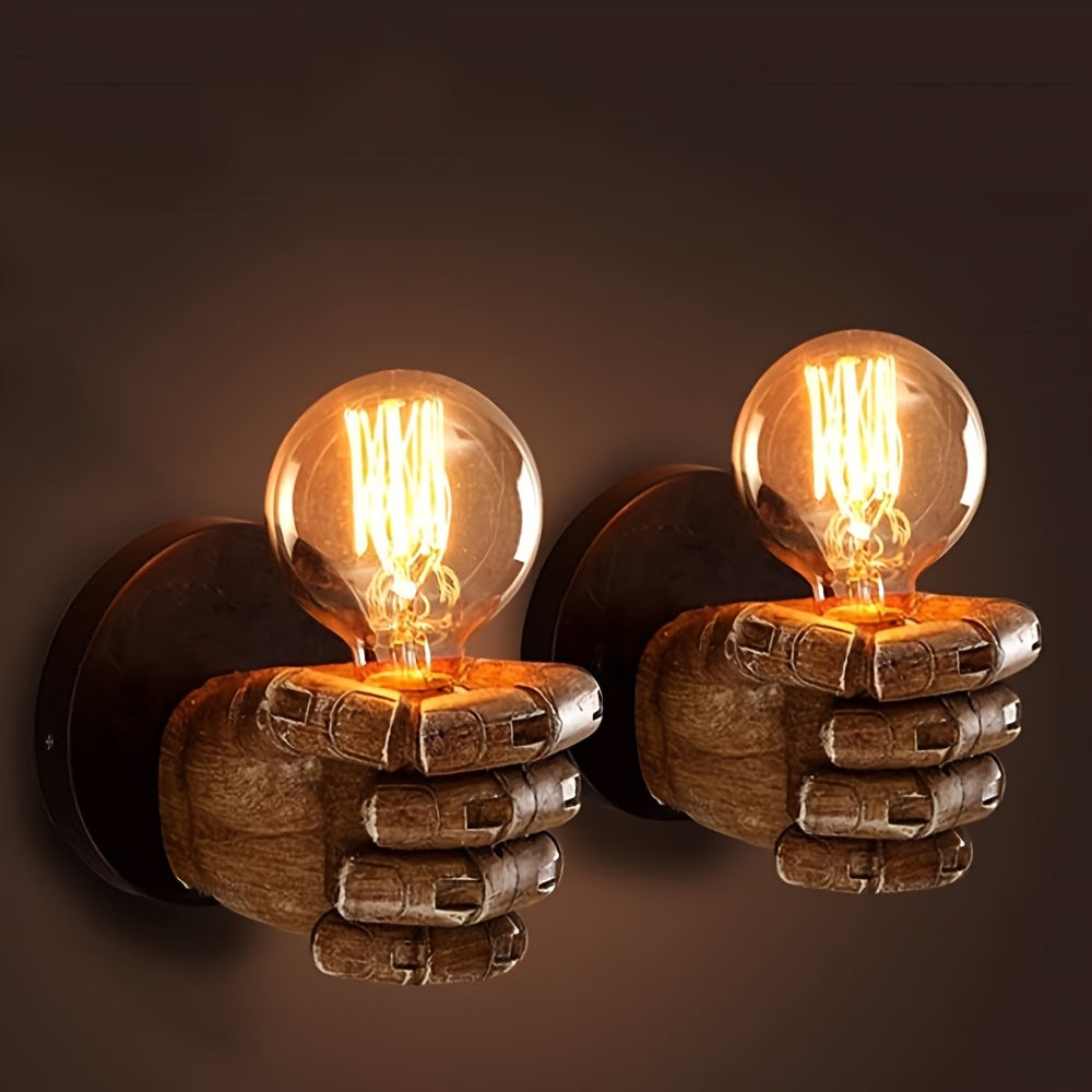 Hand-Wandlampe aus Harz