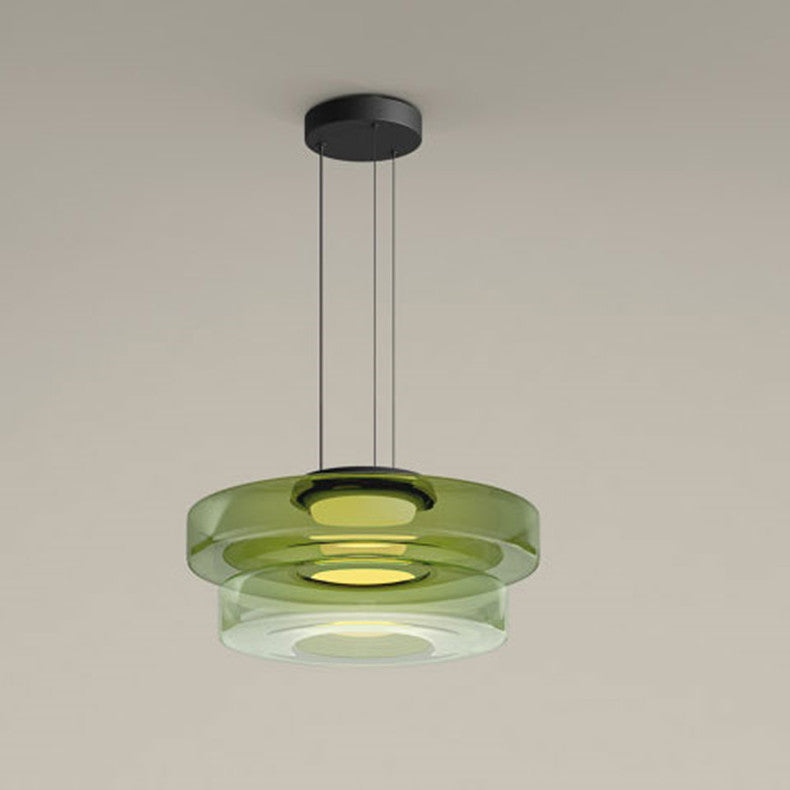 Bauhaus Glas-Pendelleuchte