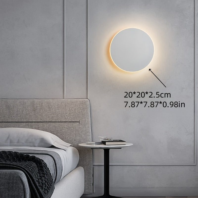 Runde LED-Wandleuchte