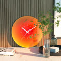 Sunset Glas-Wanduhr