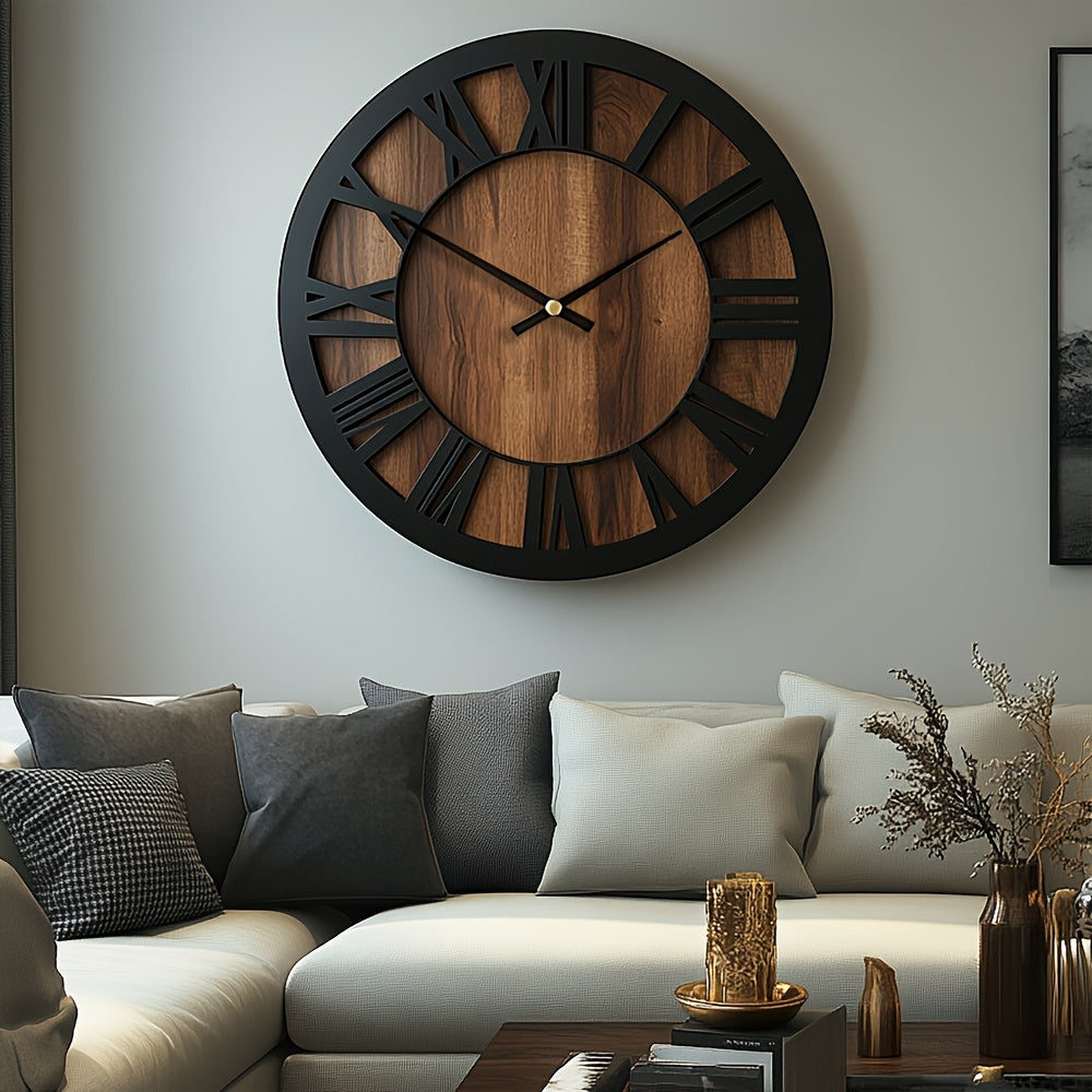 Wanduhr mit römischen Ziffern