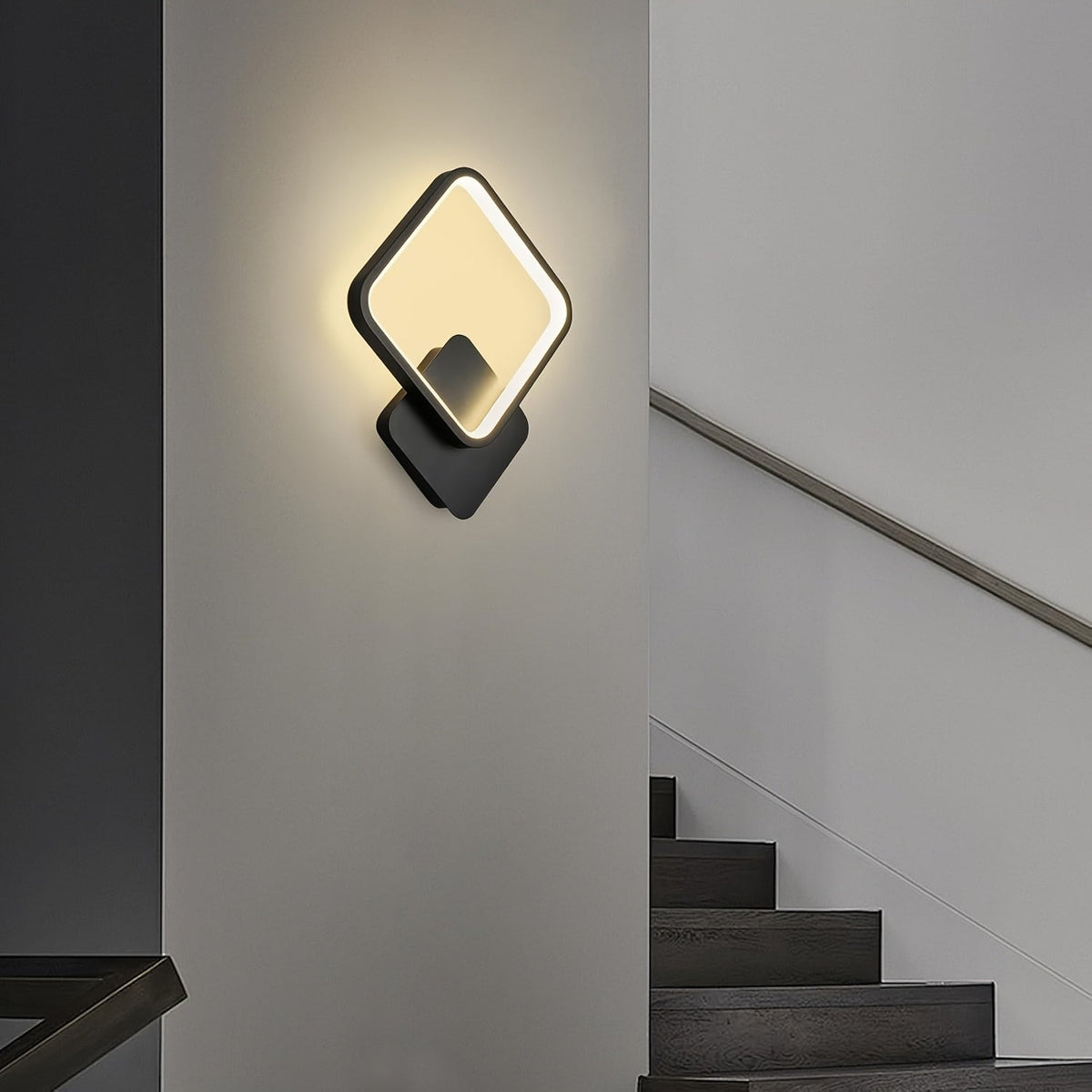Quadratische LED-Wandlampe