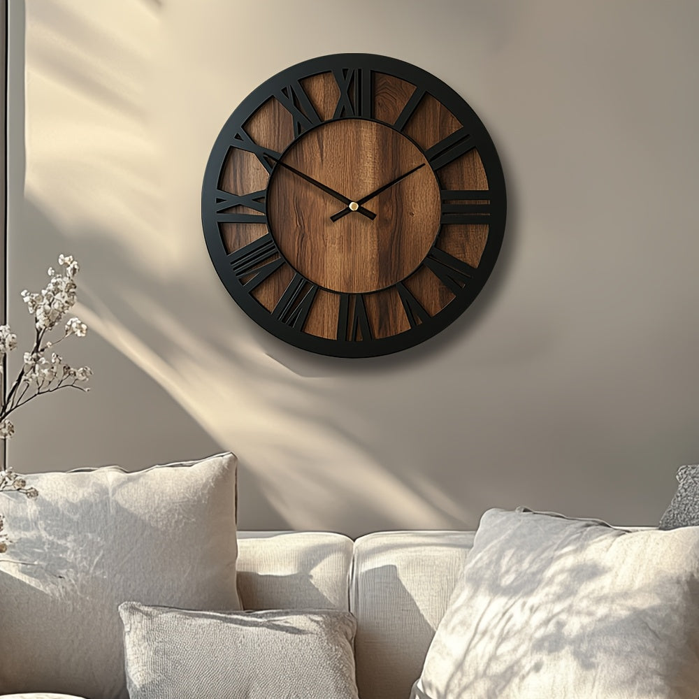 Wanduhr mit römischen Ziffern