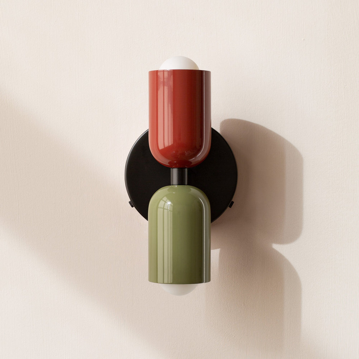 Bunte Macaron-Wandlampe