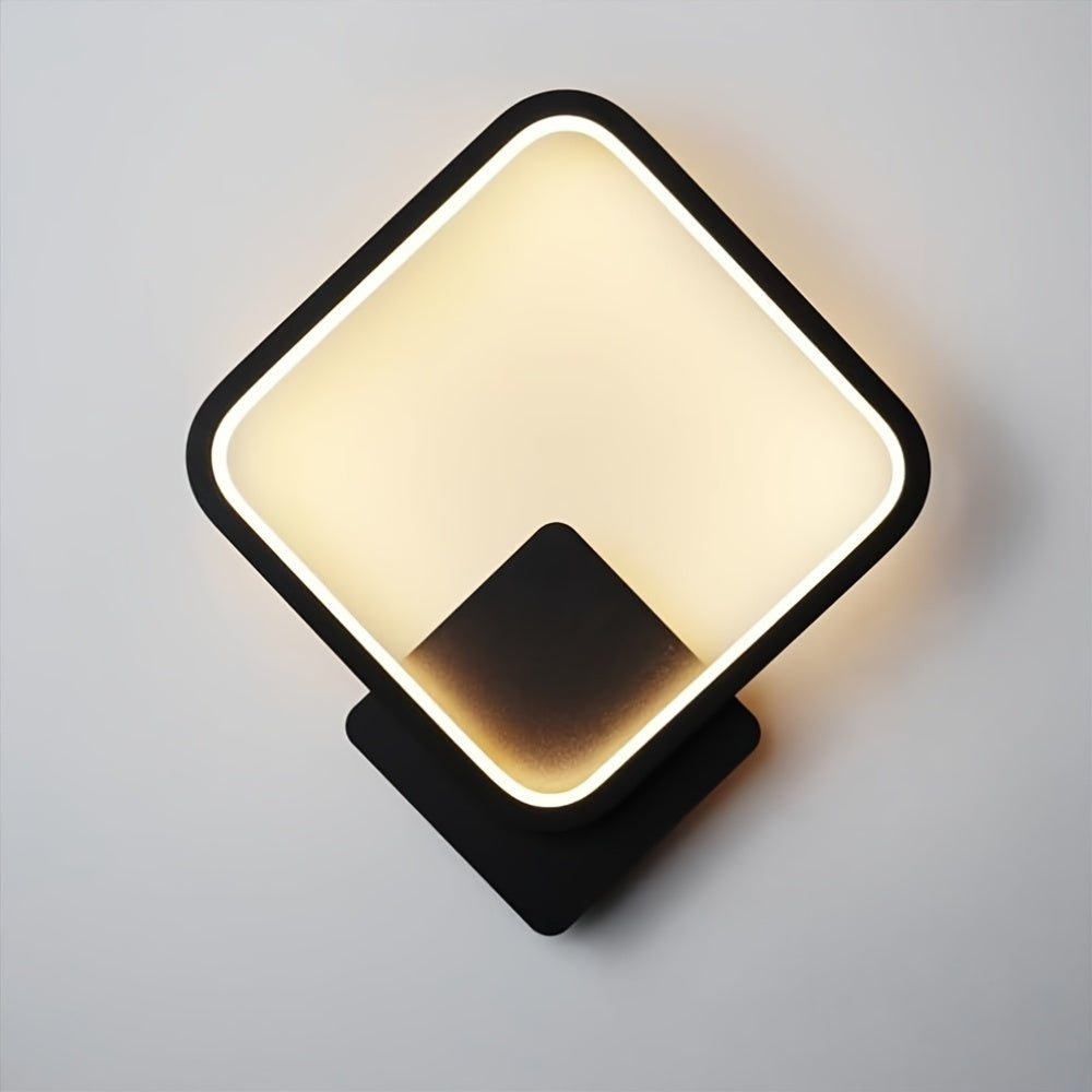 Quadratische LED-Wandlampe