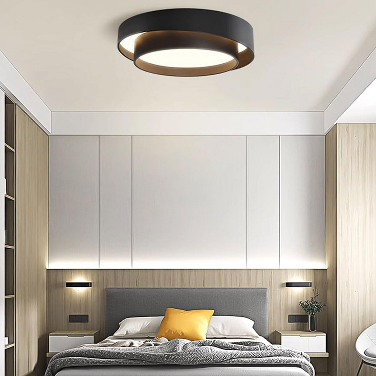 Runde Nordische LED-Deckenleuchte