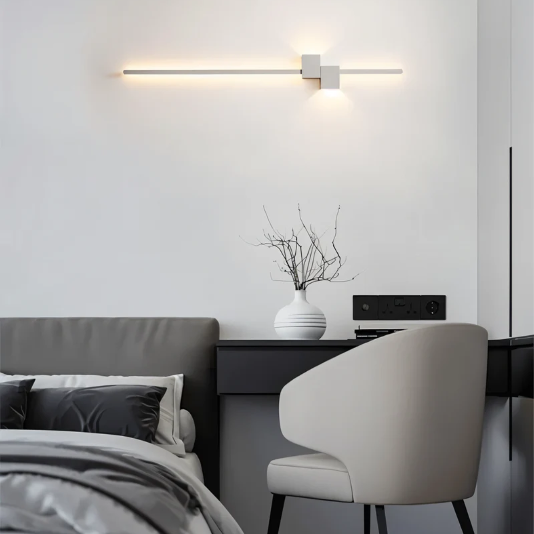 Minimalistische LED-Wandlampe