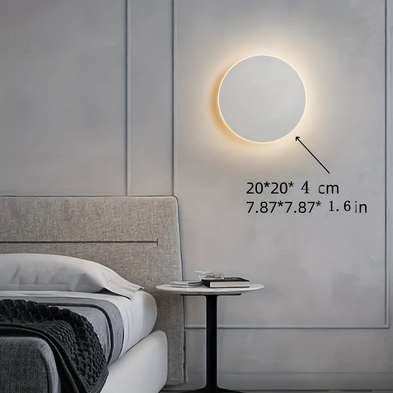 Runde LED-Wandleuchte